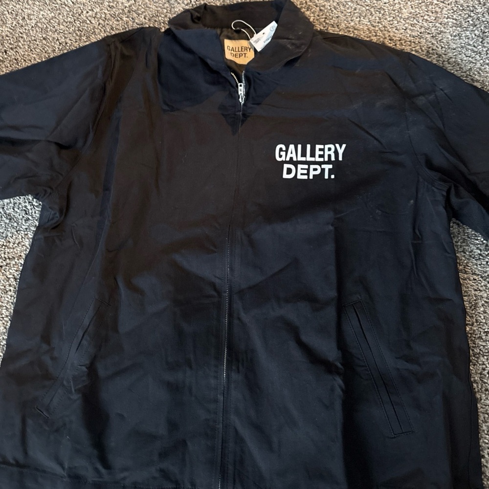 Gallery Dept Zip up jacket Large Black